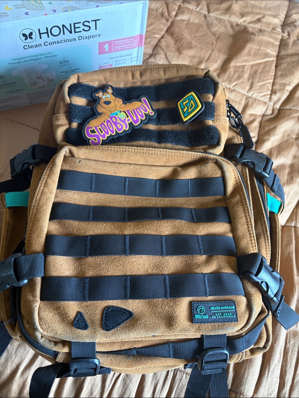 WOLFpak Tactical Scooby Doo  Backpack - Brown & Black